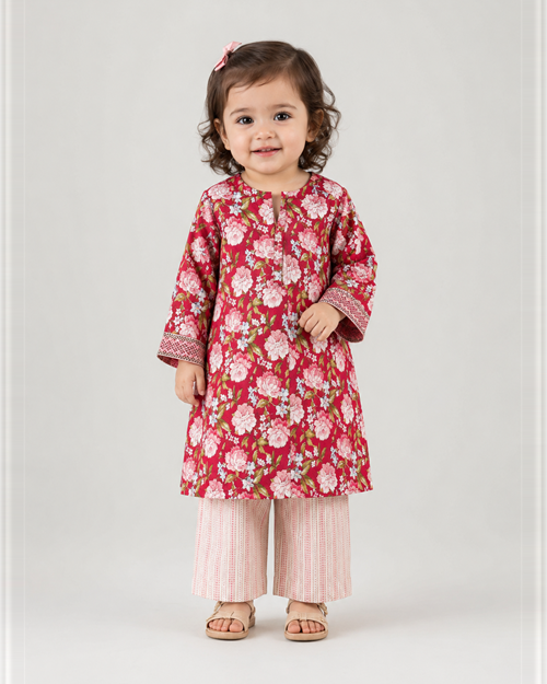 2 Piece - Printed Suit
