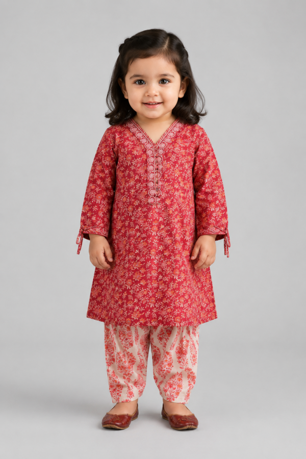 2 Piece - Printed Suit