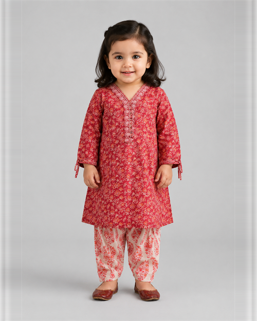2 Piece - Printed Suit