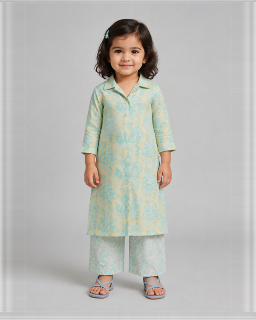 2 Piece - Printed Suit