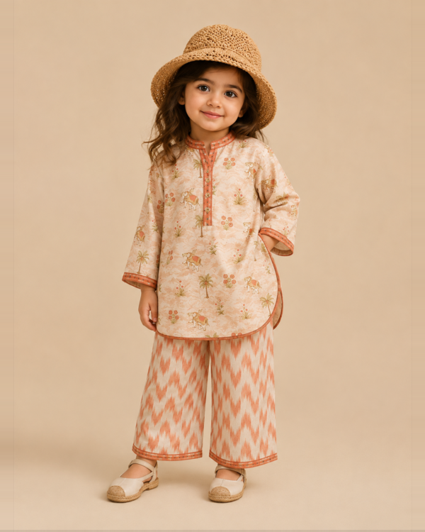 2 Piece - Printed Suit