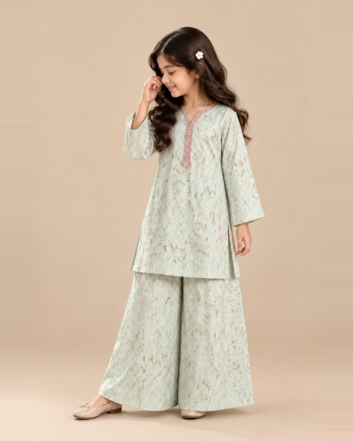 LILI-A101-rev-no-lace 2 Piece - Printed Lawn Suit