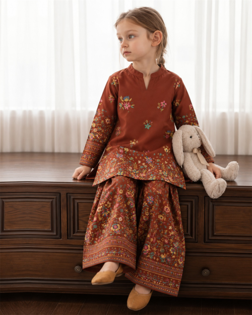 2 Piece – Printed Suit