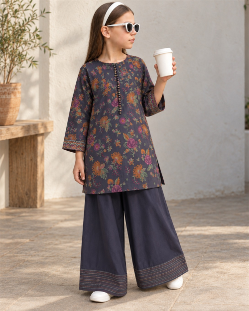 2 Piece – Printed Lawn Suit